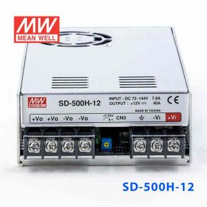 SD-500H-12  500W  72~144V  输入  12V 40A  输出有外壳明纬DC-DC转换电源