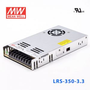 LRS-350-3.3 198W 3.3V60A输出（输入电压开关选择型)明纬超薄高性能开关电源