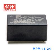 MPM-15-24台湾明纬15.1W 80~264V输入24V0.63A输出医疗基板型电源