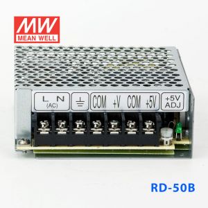 RD-50B台湾明纬5V24V双路开关电源50W直流稳压5V4A+24V1.4A双组