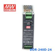 DDR-240D-24明纬240W 67.2~154V输入 24V10A输出导轨型DC-DC电源