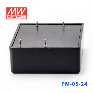 PM-05-24  5W  24V  0.23A   微漏电塑封Class2单路输出板上型医用明纬开关电源