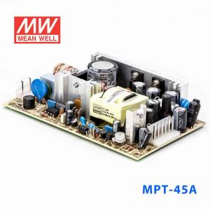 MPT-45A  45W +5V 5A +12V 2.5A -5V 0.5A  三路输出微漏电医用无外壳明纬开关电源