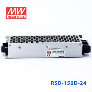 RSD-150D-24  150W  57.6~154V 输入 24V 6.3A  输出铁道专用明纬DC-DC转换电源 