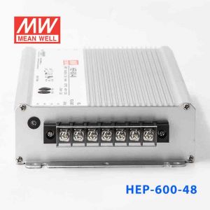 HEP-600-48  600W  48V 12.5A 高效率无风扇密封全灌胶恶劣环境适用明纬开关电源