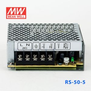 RS-50-5 50W 5V10A 单路输出明纬开关电源(G3系列-高性能内置有外壳) 