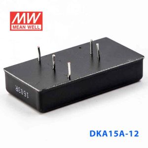 DKA15A-12  15W  9~18V  输入  ±12V  稳压双路输出明纬DC-DC转换模块电源