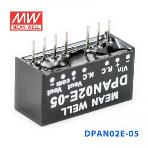 DPAN02E-05 2W 4.5~9V 转 ±5V 0.2A非稳压双路输出DC-DC模块电源