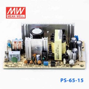 PS-65-15 65W  15V 4.2A  单路输出无外壳PCB板明纬开关电源