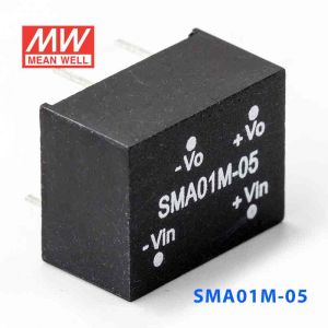 SMA01M-05  1W  12V-5V  非稳压单路输出明纬DC-DC转换模块电源