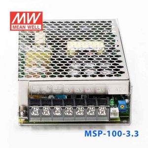 MSP-100-3.3 100W  3.3V 20A  单路输出带功率因素校正高可靠医疗型明纬开关电源