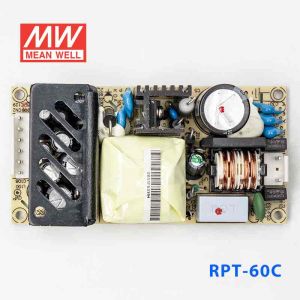 RPT-60C 60W +5V 4.4A +15V 1.65A -15V 0.55A  三路输出绿色明纬医用无外壳电源