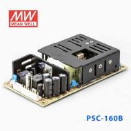 PSC-160B 160W 27.6V3.8A 单路输出PFC带浮充电直流UPS裸板明纬安防电源