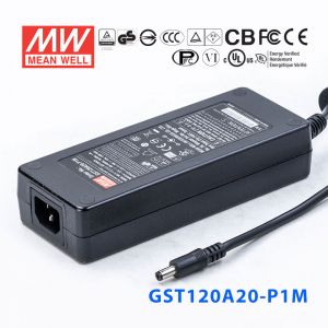 GST120A20-P1M 120W 20V6A高效能低空载损耗绿色节能桌上型适配器