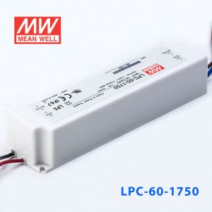 LPC-60-1750 60W 1750mA恒流输出明纬牌IP67防水塑壳LED电源