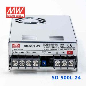 SD-500L-24  500W  19~72V  输入  24V  21A  输出有外壳明纬DC-DC转换电源