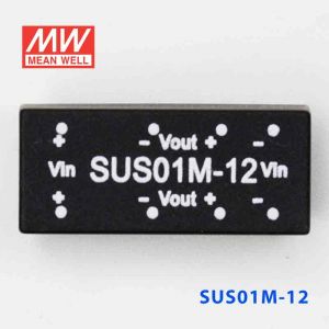 SUS01M-12  1W  12V-12V  非稳压单组输出明纬DC-DC转换模块电源