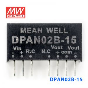 DPAN02B-15 2W 18~36V 转±15V 67mA非稳压双路输出DC-DC模块电源