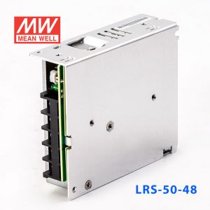 LRS-50-48 52.8W 48V 1.1A单路输出超薄型低空载损耗明纬开关电源