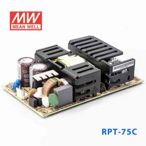 RPT-75C  75W +5V 8A +15V 3A -15V 1A 三路输出绿色明纬医用无外壳电源