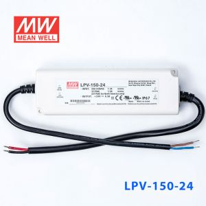 LPV-150-24   150W    24V   6.3A明纬牌恒压输出IP67防水塑壳LED照明电源