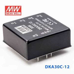 DKA30C-12  30W  36~72V  输入  ±12V  双路输出明纬DC-DC转换模块电源