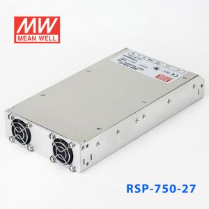 RSP-750-27 750W 27V27.8A 单路可调电压输出带功率因素校正1U薄型明纬开关电源