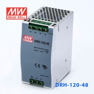 DRH-120-48 120W 48V2.5A 高电压单相输入单路输出DIN导轨安装明纬开关电源