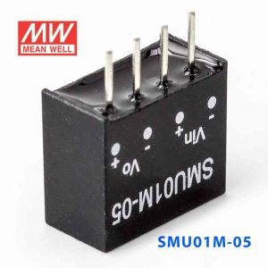 SMU01M-05  1W  12V-5V  非稳压单路输出明纬DC-DC转换模块电源