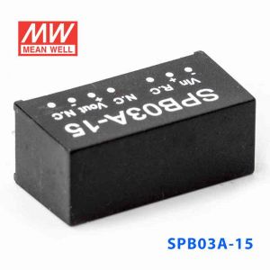 SPB03A-15  3W  9~18V  输入 15V  稳压单路输出明纬DC-DC转换模块电源