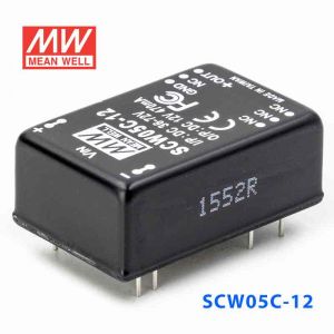 SCW05C-12  5W  36~72V 12V  稳压单路输出明纬DC-DC转换模块电源