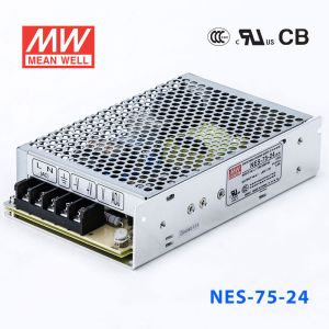 NES-75-24 75W 24V3.2A 单路输出CCC认证明纬开关电源(NE系列)