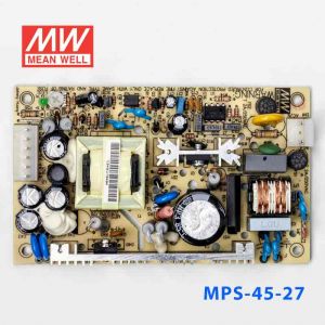 MPS-45-27 45W 27V1.7A 单路输出微漏电医用无外壳明纬开关电源