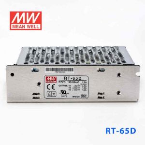 RT-65D台湾明纬5V12V24V三路开关电源65W 5V4A+24V1.5A+12V1A