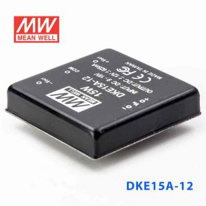 DKE15A-12  15W  9~18V 输入  ±12V  双路输出明纬DC-DC转换模块电源