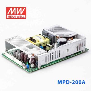 MPD-200A  200W +5V 24A +12V 9.6A  双路输出微漏电带PFC医用无外壳明纬开关电源