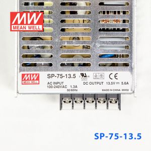 SP-75-13.5 75W 13.5V5.6A 单路输出带PFC功能明纬开关电源