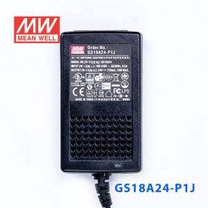 GS18A24-P1J 18W 24V0.75A 输出绿色能源明纬电源适配器(三线插口)