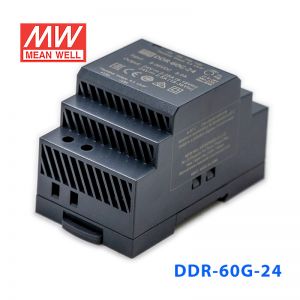 DDR-60G-24台湾明纬60W 9~36V输入 24V2.5A输出导轨型DC-DC电源