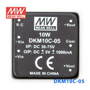 DKM10C-05 10W 36~75V 转 ±5V 1A 非稳压双路输出DC-DC模块电源