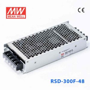 RSD-300F-48  300W  43.2-100.8V 输入 48V 6.3A  铁路用外壳型单路输出DC-DC转换明纬开关电源