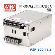 PSP-600-13.5  600W  13.5V 44.5A  单路输出带功率因素校正可并联明纬开关电源