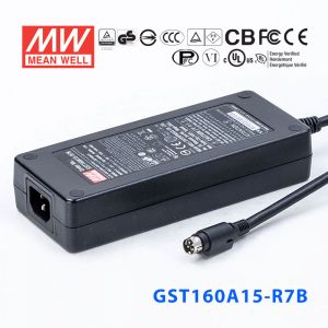 GST160A15-R7B 144W 15V9.6A高效能低空载损耗绿色节能桌上型适配器