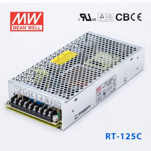 RT-125C台湾明纬5V正负15V三路开关电源125W 5V10A+15V4.5A-15V1A