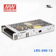 LRS-200-12 200W 12V17A输出（输入电压开关选择型)明纬超薄高性能开关电源