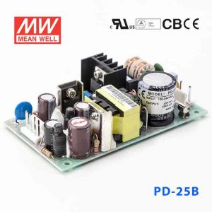 PD-25B  25W +5V 2A +24V 1A  双路输出无外壳PCB板明纬开关电源