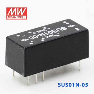 SUS01N-05  1W  24V-5V  非稳压单组输出明纬DC-DC转换模块电源