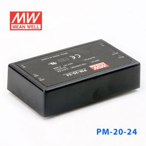 PM-20-24  20W  24V 0.92A  微漏电塑封单路输出板上型医用明纬开关电源