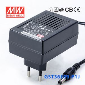 GST36E09-P1J 28W 9V3.11A高效能低空载损耗绿色节能欧规适配器