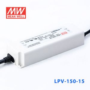 LPV-150-15    150W    15V   10A明纬牌恒压输出IP67防水塑壳LED照明电源